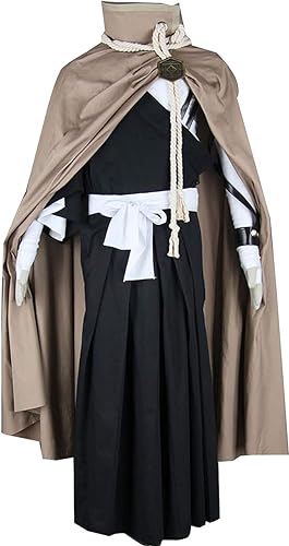 ZBQYGO Anime Kurosaki Ichigo Cosplay Kostüm Deluxe Outfits mit Umhang Uniform (L) von ZBQYGO