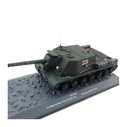 Maßstabsgetreue Modelle Maßstab 1:43 Für SU-122 122MM Heavy Tank Modellbausatz Statische Druckguss-Sammlung Ornamente Diecast Panzer von ZCYYUE