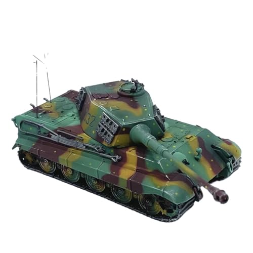 Maßstabsgetreue Modelle Maßstab 1:72 Für Den Deutschen Schweren Panzer Tiger King, Modellbausatz, Dreifarbige Simulierte Ornamente, Statische Sammlung Diecast Panzer von ZCYYUE