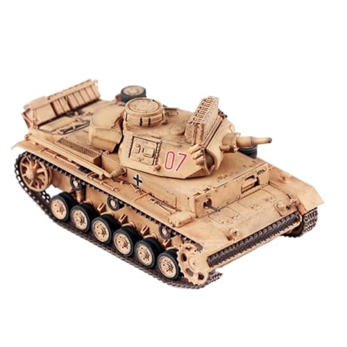 Maßstabsgetreue Modelle Maßstab 1:72 Für Deutschen Panzer III N Panzermodellbausatz Tunesien Nr. 63089 Statische Sammlung Diecast Panzer von ZCYYUE