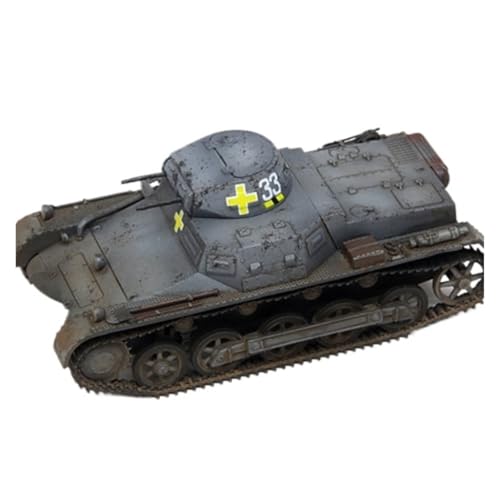 Maßstabsgetreue Modelle Maßstab 1:72 Für Deutschen Panzer Typ B Panzermodellbausatz Nr. CP0064, Fertige Statische Sammlung Diecast Panzer von ZCYYUE