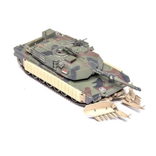 Maßstabsgetreue Modelle Maßstab 1:72 Für US M1A1 AIM TUSK Panzermodellbausatz Nr. DG63123, Statisches Hobby-Sammelornament Diecast Panzer von ZCYYUE
