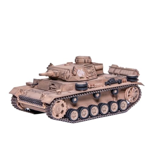 Maßstabsgetreue Modelle Panzer III Typ N DAK 501. Schweres Panzerbataillon, Maßstab 1/72, Militär-Fertigmodellsammlung Diecast Panzer von ZCYYUE