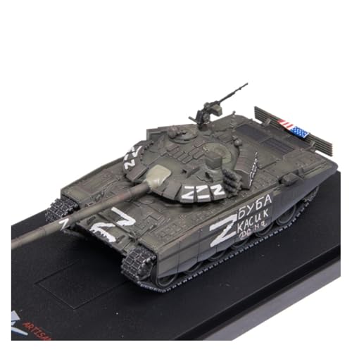 Maßstabsgetreue Modelle Russisch-ukrainischer Kampfpanzer T-72B3 Im Maßstab 1/72, Schlachtfeldmalerei, Militär, Fertige Modellsammlung Diecast Panzer von ZCYYUE