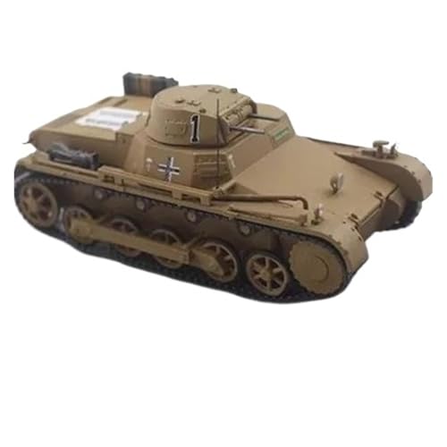 ZCYYUE Maßstabsgetreue Modelle Maßstab 1:43 Für Panzermodellbausatz Pz.Kpfw.IAUSF.B Statisches Druckguss-Sammelornament Diecast Panzer von ZCYYUE