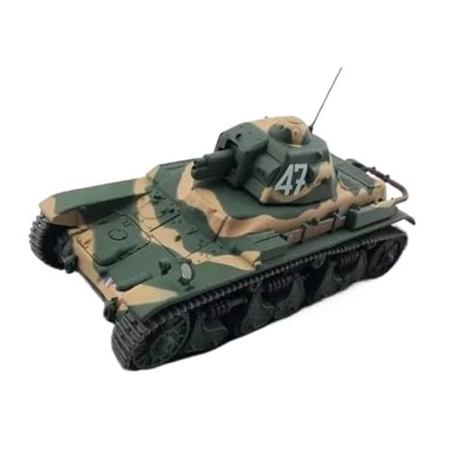ZCYYUE Maßstabsgetreue Modelle Maßstab 1:43 Für R35 Französischer Leichter Panzer Modellbausatz Statische Druckguss-Sammelornamente Diecast Panzer von ZCYYUE
