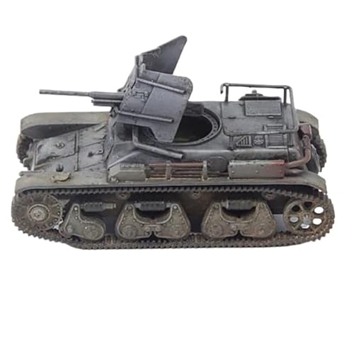 ZCYYUE Maßstabsgetreue Modelle Maßstab 1:72 Für Deutschen 37 Mm 35R731 (f) Panzermodellbausatz Statisches Druckguss-Sammelornament Diecast Panzer von ZCYYUE