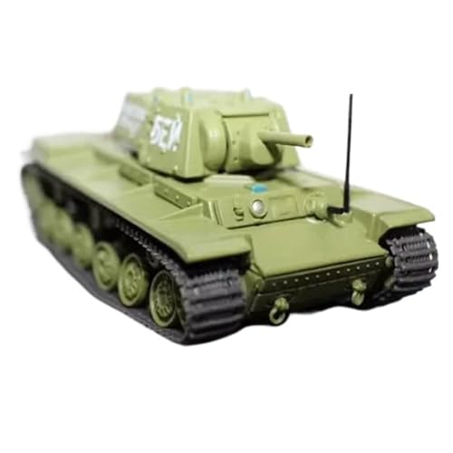 ZCYYUE Maßstabsgetreue Modelle Maßstab 1:72 Für KV-1 Sowjetunion Woroschilow Panzermodellbausatz Statisches Druckguss-Sammelornament Diecast Panzer von ZCYYUE