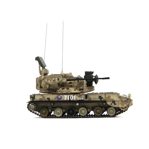 ZCYYUE Maßstabsgetreue Modelle Maßstab 1:72 Für PGZ-09 Selbstausführender Panzermodellbausatz Statischer Druckguss Hobbyist Sammlerornamente Diecast Panzer(No.7101) von ZCYYUE