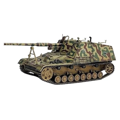 ZCYYUE Maßstabsgetreue Modelle Maßstab 1:72 Für Rhino Selbstfahrenden Panzerabwehr-Modellbausatz Statische Druckguss-Sammelornamente Diecast Panzer von ZCYYUE