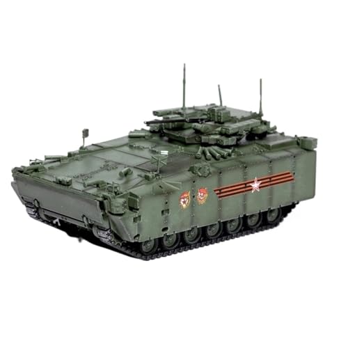 ZCYYUE Maßstabsgetreue Modelle Maßstab 1:72 Für Russisches Panzermodell Kurgan-25, Bausatz, Statische Druckguss-Sammlung, Ornamente Diecast Panzer(Grün) von ZCYYUE