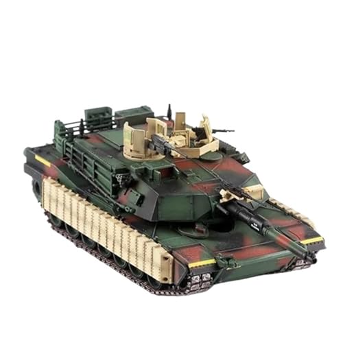 ZCYYUE Maßstabsgetreue Modelle Maßstab 1:72 Für US Army M1A1 TUSK M1 Panzermodellbausatz Statisches Druckguss-Sammelornament Diecast Panzer von ZCYYUE
