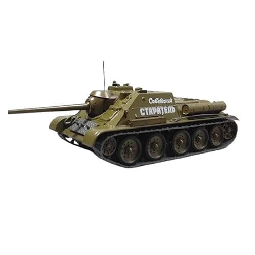 ZCYYUE Maßstabsgetreue Modelle im Maßstab 1:43 für Sowjetunion SU-85 Annihilator Tank Modellbausatz Statischer Druckguss, Sammlerstück, Ornament, Druckgusstanks von ZCYYUE