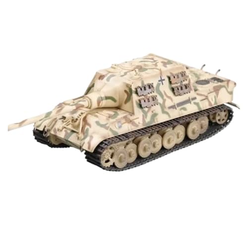 ZCYYUE Maßstabsgetreue Modelle im Maßstab 1:72 für deutschen Tigerjäger Heavy Tank Modellbausatz Statisches Druckguss-Sammlerstück Ornament Druckguss-Tanks von ZCYYUE