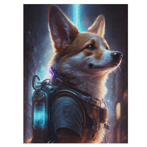 Corgi-Hund Holzpuzzle - Puzzle Für Erwachsene, 500-teilige Puzzles Für Teenager Und Kinder, Herausfordernde Spiele 55×41cm Corgi-Hund Holzpuzzle - Puzzle Für Erwachsene, 500-teilige Puzzles Für Teenager Und Kinder, Herausfordernde Spiele 55×41cm von ZDAAZD