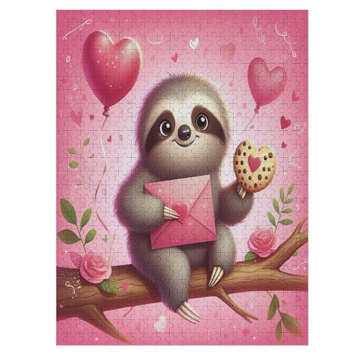 Cute Faultier Holzpuzzle - 500 Teiliges Jigsaw Knobelspiel - Puzzle Für Erwachsene & Kinder - Outdoor & Reisespielzeug 55×41cm Cute Faultier Holzpuzzle - 500 Teiliges Jigsaw Knobelspiel - Puzzle Für Erwachsene & Kinder - Outdoor & Reisespielzeug 55×41cm von ZDAAZD