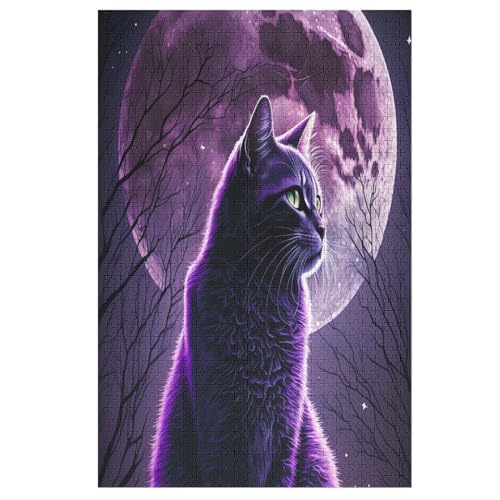 Holzpuzzle Animal Katze Puzzle 1000 Teile Erwachsene Klassische Pädagogisches Spielzeug Kinder Lernspiel Herausforderndes Puzzles 78×53cm Holzpuzzle Animal Katze Puzzle 1000 Teile Erwachsene Klassische Pädagogisches Spielzeug Kinder Lernspiel Herausforderndes Puzzles 78×53cm von ZDAAZD