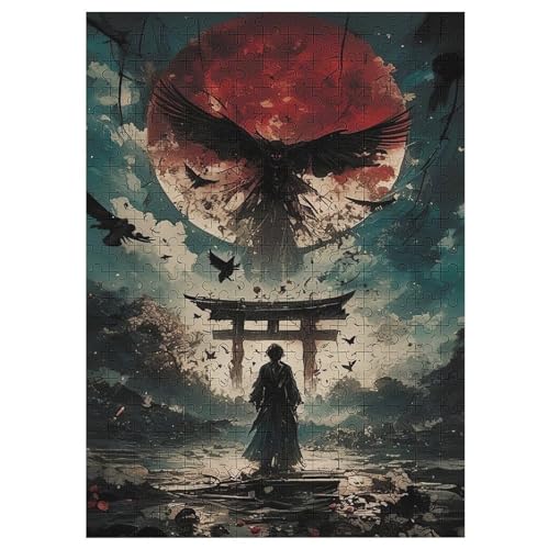 Japan Style 300 Teile Puzzles, Wood Craft, Hochwertiges Modernes Puzzle, DIY, Für Erwachsene Und Kinder Ab 12 Jahren, 42×30cm von ZDAAZD