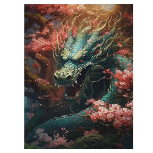 Kirsch-Japanischer Drache Puzzles Für Erwachsene, 500-teiliges Holzpuzzle, Geeignet Für Kinder Ab 12 Jahren, Die Pädagogische Puzzle Lernen 55×41cm Kirsch-Japanischer Drache Puzzles Für Erwachsene, 500-teiliges Holzpuzzle, Geeignet Für Kinder Ab 12 Jahren, Die Pädagogische Puzzle Lernen 55×41cm von ZDAAZD