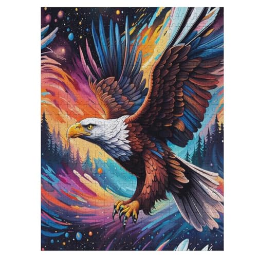 Puzzle Adler, 500 Puzzleteile Für Kinder, Holzpuzzles, Geeignet Für Erwachsene Lernspiel, 55×41cm Puzzle Adler, 500 Puzzleteile Für Kinder, Holzpuzzles, Geeignet Für Erwachsene Lernspiel, 55×41cm von ZDAAZD