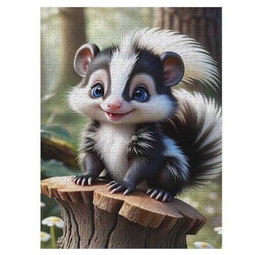 Puzzle Stinktier Puzzles, 500-teiliges Holzpuzzle, Geeignet Für Erwachsene Und Kinder Ab 12 Jahren, Tolles Geschenk 55×41cm Puzzle Stinktier Puzzles, 500-teiliges Holzpuzzle, Geeignet Für Erwachsene Und Kinder Ab 12 Jahren, Tolles Geschenk 55×41cm von ZDAAZD