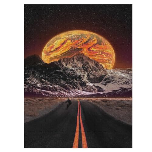 Unter der Sonne 500 Teile Puzzles Für Erwachsene,Holzpuzzle - Verringerter Druck Schwieriges Unmögliche Puzzle Für 12+ Kinder 55×41cm von ZDAAZD