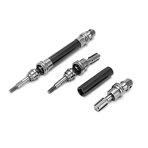 ZDETGU Abnehmbare Vordere Antriebswellenbaugruppe für Slash Rustler VXL 4x4 1/10 RC -Auto (Black) von ZDETGU