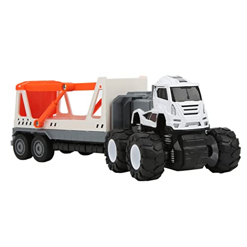 ZDETGU Alloy -Anhängerspielzeug für Kids Vier Wheel Drive -LKW Auto für 3 Jahre und Up (White) von ZDETGU