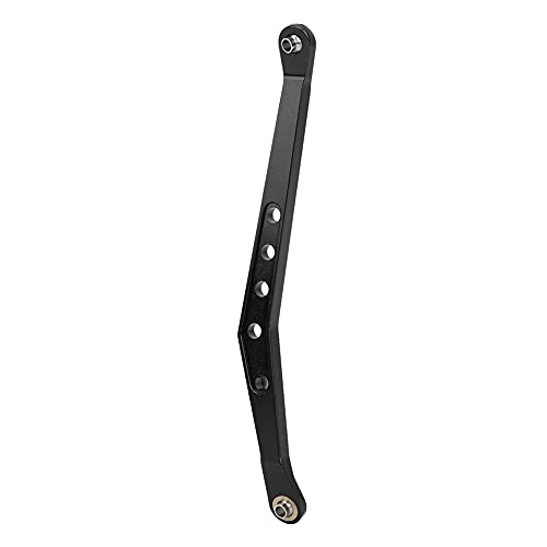 ZDETGU Aluminiumlegierung Obere Suspensionsverknüpfungen Fernbedienungsauto -Zubehör für 1/10 Axial 90018 RC Crawler Schwarz (Black) von ZDETGU