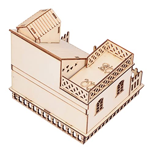 ZDETGU Charmante Holzvilla -Dekoration mit Lichtern für Desktop und Besondere Anlässe ZDETGU Charmante Holzvilla -Dekoration mit Lichtern für Desktop und Besondere Anlässe von ZDETGU