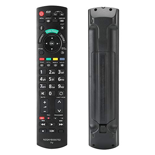 ZDETGU LCD -TV -Fernbediener Austausch für N2QayB000752 mit 33 Fuß Fernentfernung und Einfacher Betrieb (N2QAYB000752) von ZDETGU