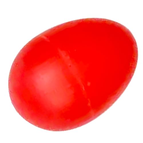 ZDETGU Plastik -Eierschüttler für Musikalische Bildung Leichtes und Tragbares Percussion -Instrument für Kinder und Erwachsene (Rot) von ZDETGU