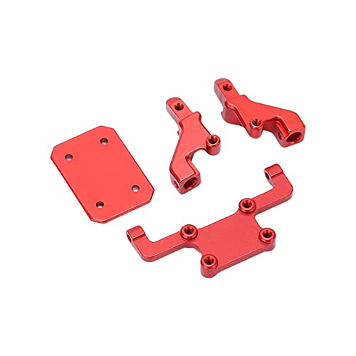 ZDETGU RC Aluminium Hinterkörperschale Montagekit für Axiale SCX24 AXI00002 1/24 RC -Auto -Upgrade Teile Silber (Rot) von ZDETGU
