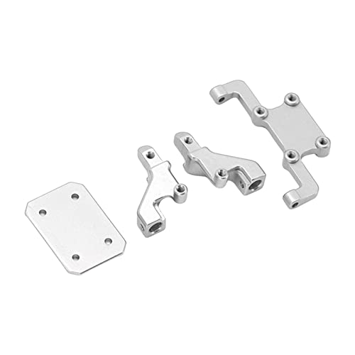 ZDETGU RC Aluminium Hinterkörperschale Montagekit für Axiale SCX24 AXI00002 1/24 RC -Auto -Upgrade Teile Silber (Silver) von ZDETGU