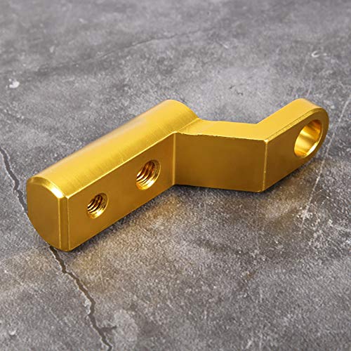 ZDETGU Vielseitige Rückfahrspiegel -Basis -Verlängerungshalterung für Motorräder und Roller (Gold) von ZDETGU