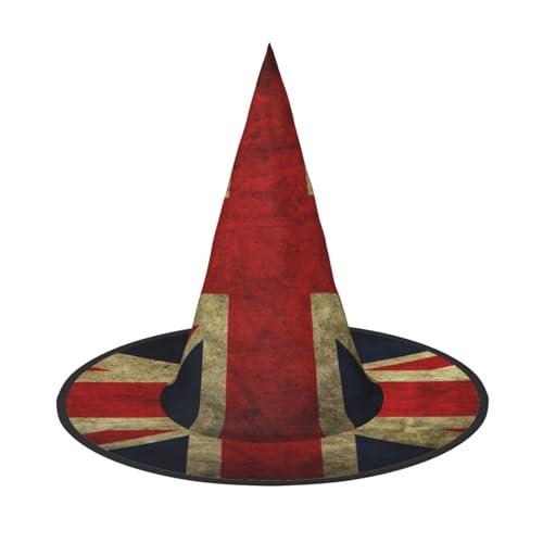 ZDFHKYDY Britische Flagge – Druck voller Abdeckung Halloween Hut – Einzigartiger Oxford-Tuch Kostüm Hut für Erwachsene mit auffälligen Mustern, für Festivals & Motto-Partys ZDFHKYDY Britische Flagge – Druck voller Abdeckung Halloween Hut – Einzigartiger Oxford-Tuch Kostüm Hut für Erwachsene mit auffälligen Mustern, für Festivals & Motto-Partys von ZDFHKYDY