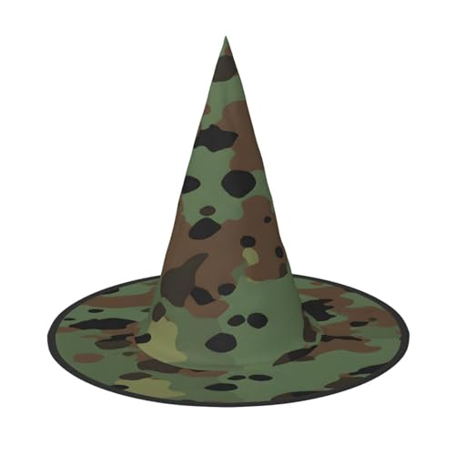 ZDFHKYDY Camouflage - Print Full Coverage Halloween Hut - Einzigartiger Oxford-Tuch Kostüm Hut für Erwachsene mit auffälligen Mustern, für Festivals & Mottopartys ZDFHKYDY Camouflage - Print Full Coverage Halloween Hut - Einzigartiger Oxford-Tuch Kostüm Hut für Erwachsene mit auffälligen Mustern, für Festivals & Mottopartys von ZDFHKYDY