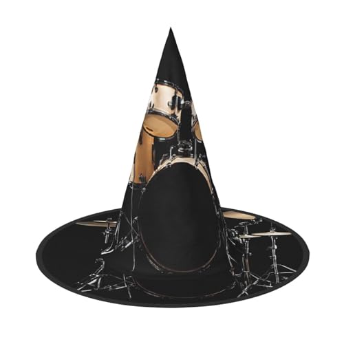 ZDFHKYDY Cooles Schlagzeug-Set – Druck voller Abdeckung Halloween Hut – Einzigartiger Oxford-Tuch Kostüm Hut für Erwachsene mit auffälligen Mustern, für Festivals & Motto-Partys ZDFHKYDY Cooles Schlagzeug-Set – Druck voller Abdeckung Halloween Hut – Einzigartiger Oxford-Tuch Kostüm Hut für Erwachsene mit auffälligen Mustern, für Festivals & Motto-Partys von ZDFHKYDY