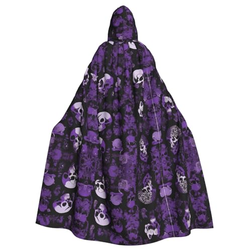 ZDFHKYDY Halloween-Kapuzenumhang mit Gothic-Motiv, für Erwachsene, für Rollenspiele, Motto-Partys und Festivals, bequeme Passform mit übergroßer Kapuze, Violett / Schwarz ZDFHKYDY Halloween-Kapuzenumhang mit Gothic-Motiv, für Erwachsene, für Rollenspiele, Motto-Partys und Festivals, bequeme Passform mit übergroßer Kapuze, Violett / Schwarz von ZDFHKYDY