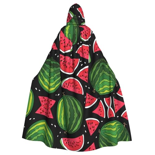 ZDFHKYDY Halloween-Kapuzenumhang mit Wassermelonen-Druck, für Erwachsene, erschwinglicher Umhang für Rollenspiele, Motto-Partys und Festivals, bequeme Passform mit übergroßer Kapuze ZDFHKYDY Halloween-Kapuzenumhang mit Wassermelonen-Druck, für Erwachsene, erschwinglicher Umhang für Rollenspiele, Motto-Partys und Festivals, bequeme Passform mit übergroßer Kapuze von ZDFHKYDY