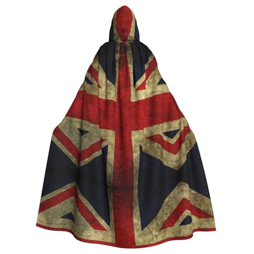 ZDFHKYDY Halloween-Kapuzenumhang mit britischer Flagge, Erwachsenen-Umhang für Rollenspiele, Motto-Partys und Festivals, bequeme Passform mit übergroßer Kapuze ZDFHKYDY Halloween-Kapuzenumhang mit britischer Flagge, Erwachsenen-Umhang für Rollenspiele, Motto-Partys und Festivals, bequeme Passform mit übergroßer Kapuze von ZDFHKYDY