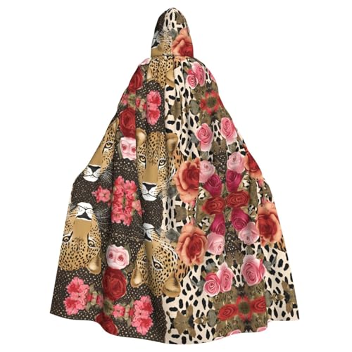 ZDFHKYDY Halloween-Kapuzenumhang mit gestreiftem Leopardenmuster für Erwachsene, erschwinglicher Umhang für Rollenspiele, Motto-Partys und Festivals, bequeme Passform mit übergroßer Kapuze ZDFHKYDY Halloween-Kapuzenumhang mit gestreiftem Leopardenmuster für Erwachsene, erschwinglicher Umhang für Rollenspiele, Motto-Partys und Festivals, bequeme Passform mit übergroßer Kapuze von ZDFHKYDY
