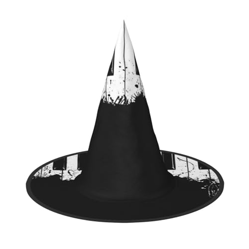 ZDFHKYDY Klavier - Druck Full Coverage Halloween Hut - Einzigartiger Oxford-Tuch Kostüm Hut für Erwachsene mit auffälligen Mustern, für Festivals & Mottopartys ZDFHKYDY Klavier - Druck Full Coverage Halloween Hut - Einzigartiger Oxford-Tuch Kostüm Hut für Erwachsene mit auffälligen Mustern, für Festivals & Mottopartys von ZDFHKYDY