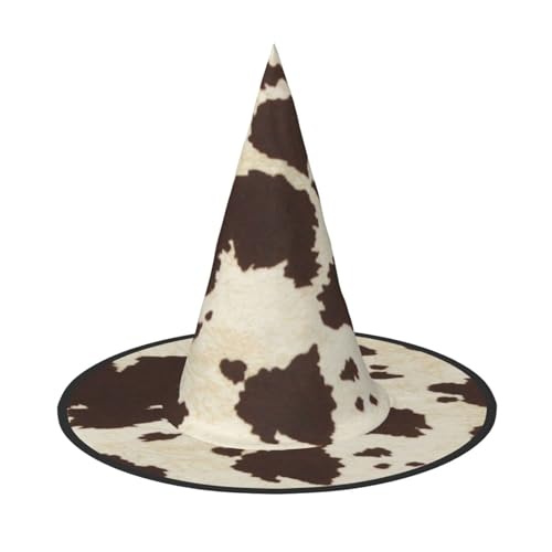 ZDFHKYDY Kuhfell-Print Full Coverage Halloween Hut - Einzigartiger Oxford-Tuch Kostüm Hut für Erwachsene mit auffälligen Mustern, für Festivals & Motto-Partys ZDFHKYDY Kuhfell-Print Full Coverage Halloween Hut - Einzigartiger Oxford-Tuch Kostüm Hut für Erwachsene mit auffälligen Mustern, für Festivals & Motto-Partys von ZDFHKYDY