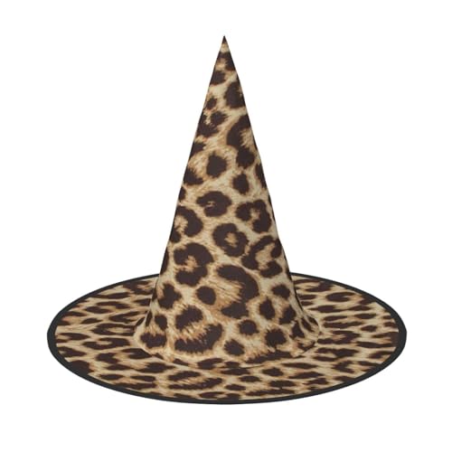 ZDFHKYDY Leopardenmuster – Druck Full Coverage Halloween Hut – Einzigartiger Oxford-Tuch Kostüm Hut für Erwachsene mit auffälligen Mustern, für Festivals & Motto-Partys ZDFHKYDY Leopardenmuster – Druck Full Coverage Halloween Hut – Einzigartiger Oxford-Tuch Kostüm Hut für Erwachsene mit auffälligen Mustern, für Festivals & Motto-Partys von ZDFHKYDY