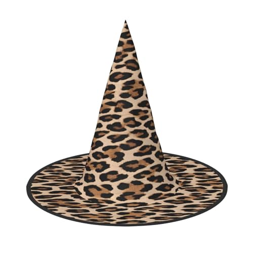 ZDFHKYDY Leopardenmuster-Tapete – Druck voller Abdeckung Halloween-Hut – einzigartiger Oxford-Tuchhut für Erwachsene mit auffälligen Mustern, für Festivals und Motto-Partys. ZDFHKYDY Leopardenmuster-Tapete – Druck voller Abdeckung Halloween-Hut – einzigartiger Oxford-Tuchhut für Erwachsene mit auffälligen Mustern, für Festivals und Motto-Partys. von ZDFHKYDY