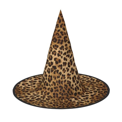 ZDFHKYDY Niedlicher Leoparden-Print Full Coverage Halloween Hut - Einzigartiger Oxford-Tuch Kostüm Hut für Erwachsene mit auffälligen Mustern, für Festivals & Motto-Partys ZDFHKYDY Niedlicher Leoparden-Print Full Coverage Halloween Hut - Einzigartiger Oxford-Tuch Kostüm Hut für Erwachsene mit auffälligen Mustern, für Festivals & Motto-Partys von ZDFHKYDY