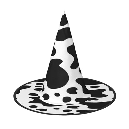 ZDFHKYDY Schwarzer und weißer Kuh-Druck, volle Abdeckung, Halloween-Hut – einzigartiger Oxford-Tuchhut für Erwachsene mit auffälligen Mustern, für Festivals und Mottopartys. ZDFHKYDY Schwarzer und weißer Kuh-Druck, volle Abdeckung, Halloween-Hut – einzigartiger Oxford-Tuchhut für Erwachsene mit auffälligen Mustern, für Festivals und Mottopartys. von ZDFHKYDY