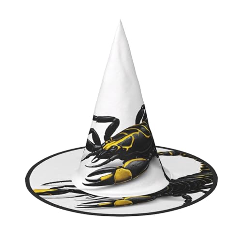 ZDFHKYDY Skorpion-Print Full Coverage Halloween Hut - Einzigartiger Oxford-Tuch Kostüm Hut für Erwachsene mit auffälligen Mustern, für Festivals & Mottopartys ZDFHKYDY Skorpion-Print Full Coverage Halloween Hut - Einzigartiger Oxford-Tuch Kostüm Hut für Erwachsene mit auffälligen Mustern, für Festivals & Mottopartys von ZDFHKYDY