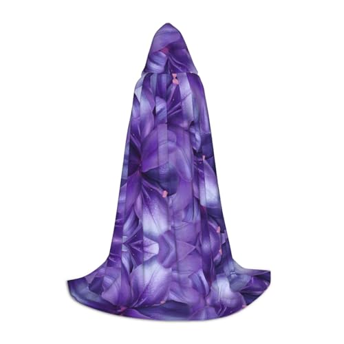 ZDFHKYDY Umhang mit Lilien-Blumen-Druck, verstellbar, Jugendumhang für Festivals und Bühne, leichte Kapuzenbekleidung, Größe S ZDFHKYDY Umhang mit Lilien-Blumen-Druck, verstellbar, Jugendumhang für Festivals und Bühne, leichte Kapuzenbekleidung, Größe S von ZDFHKYDY
